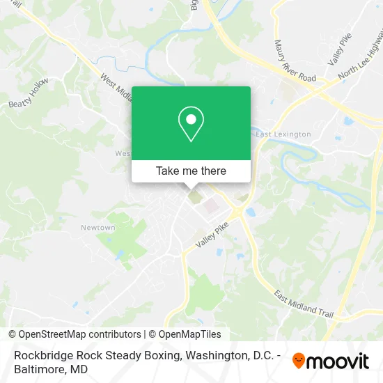 Rockbridge Rock Steady Boxing map