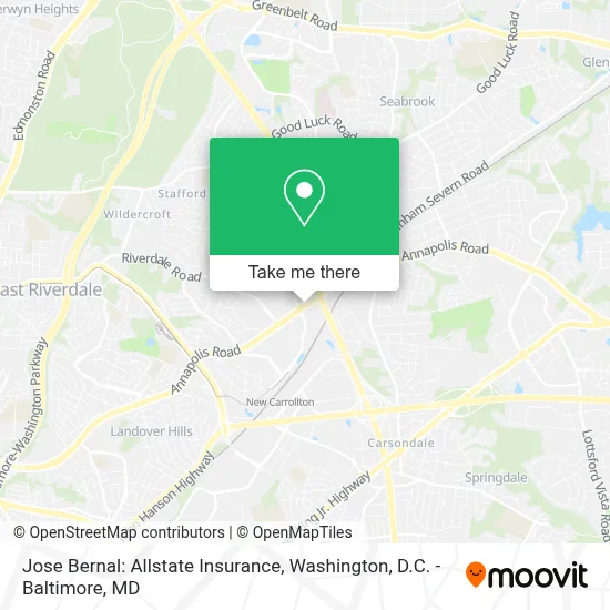 Jose Bernal: Allstate Insurance map