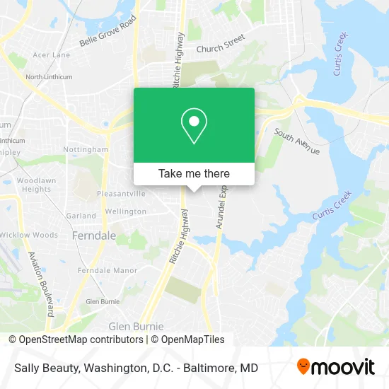 Sally Beauty map