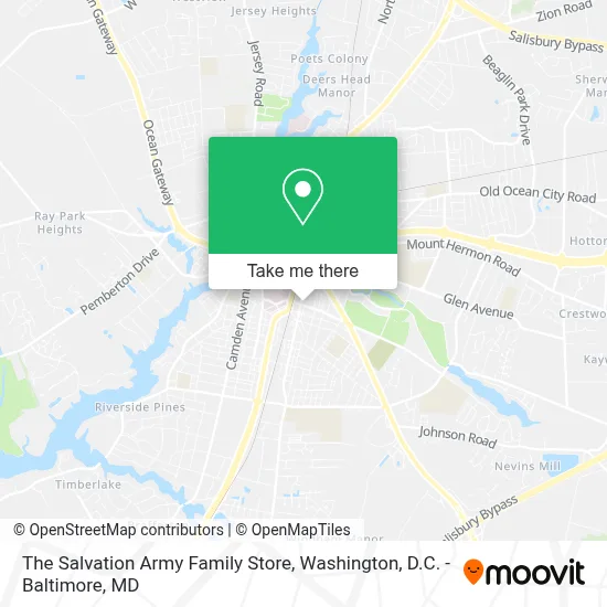 The Salvation Army Family Store map