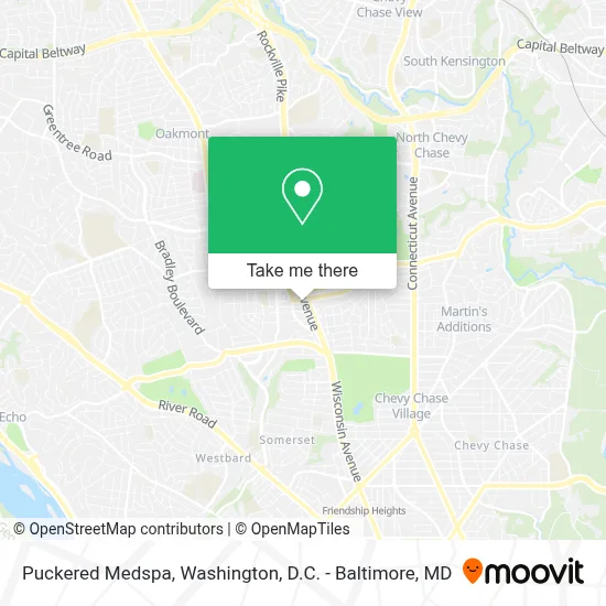 Puckered Medspa map