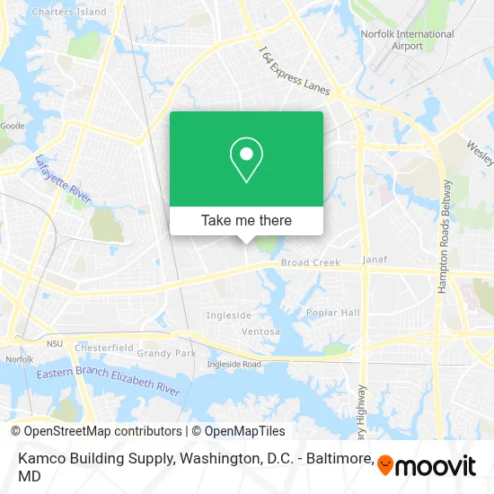 Kamco Building Supply map