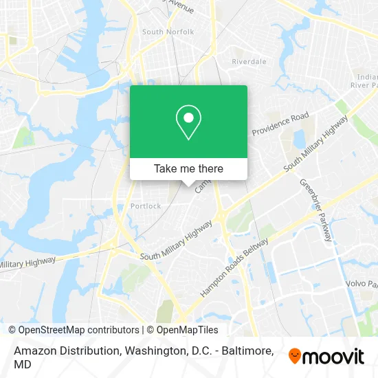 Amazon Distribution map