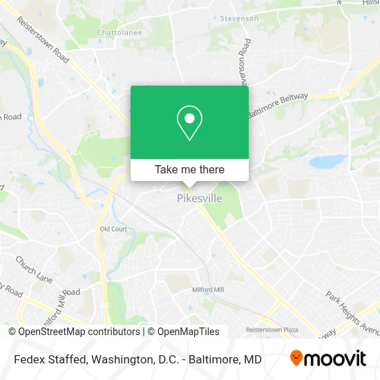 Fedex Staffed map