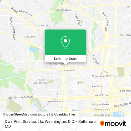 Dwa Pest Service, Llc map