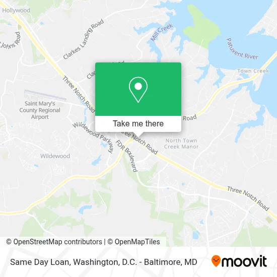 Same Day Loan map