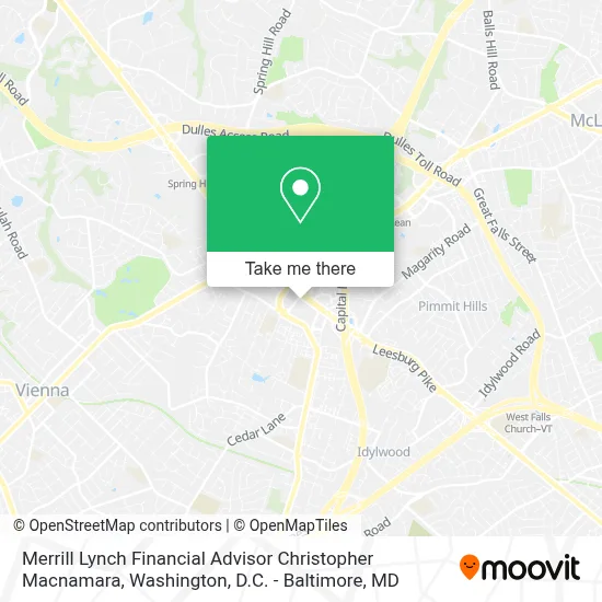 Merrill Lynch Financial Advisor Christopher Macnamara map