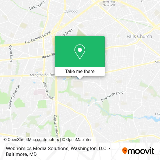Webnomics Media Solutions map