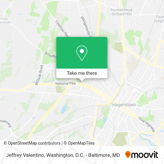 Jeffrey Valentino map