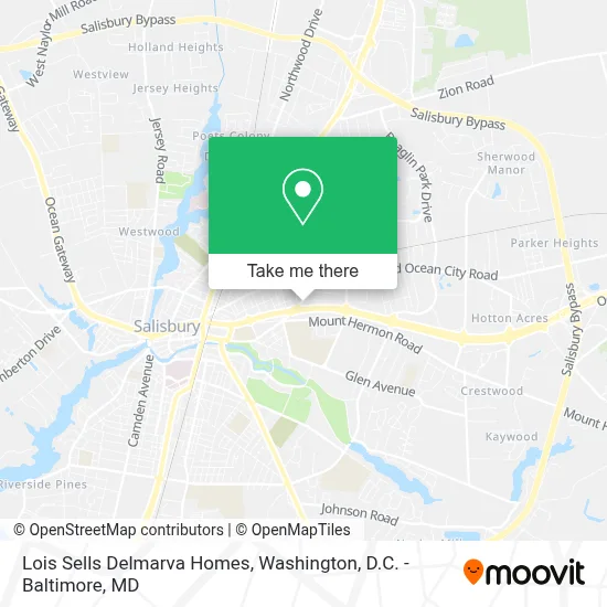 Lois Sells Delmarva Homes map