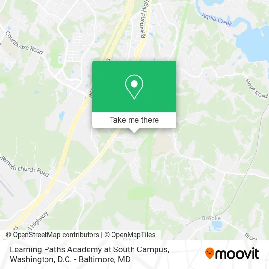 Learning Paths Academy at South Campus map
