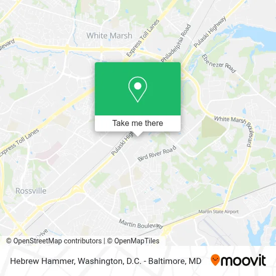 Hebrew Hammer map