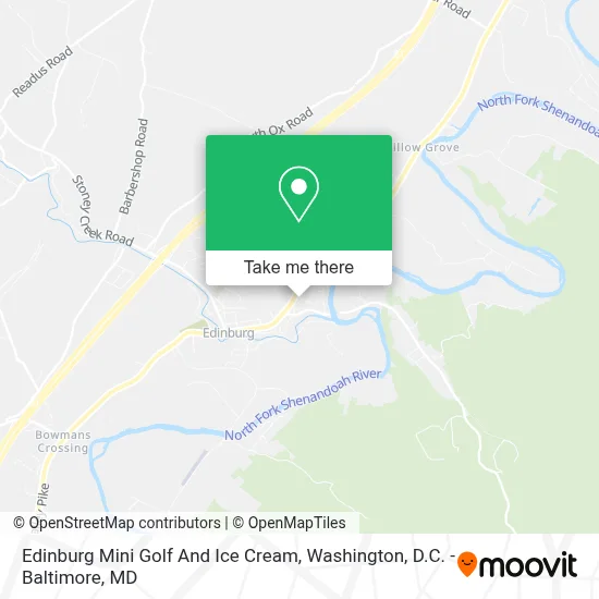 Edinburg Mini Golf And Ice Cream map