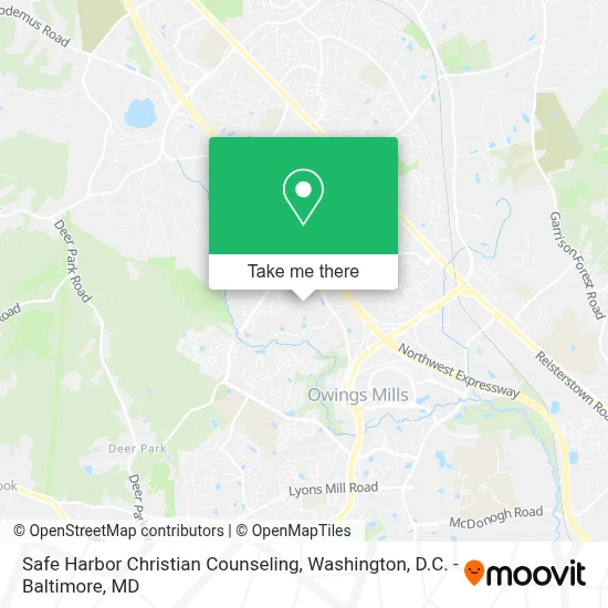Safe Harbor Christian Counseling map