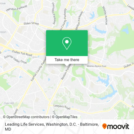 Leading Life Services map