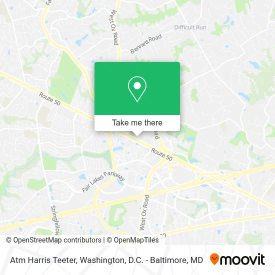 Atm Harris Teeter map