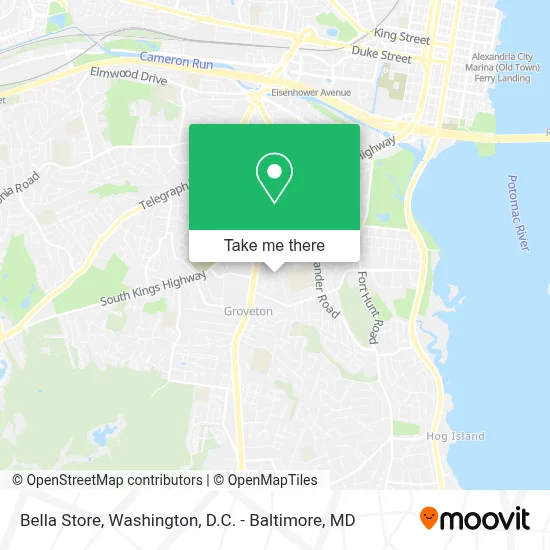 Bella Store map