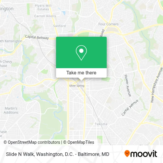 Slide N Walk map
