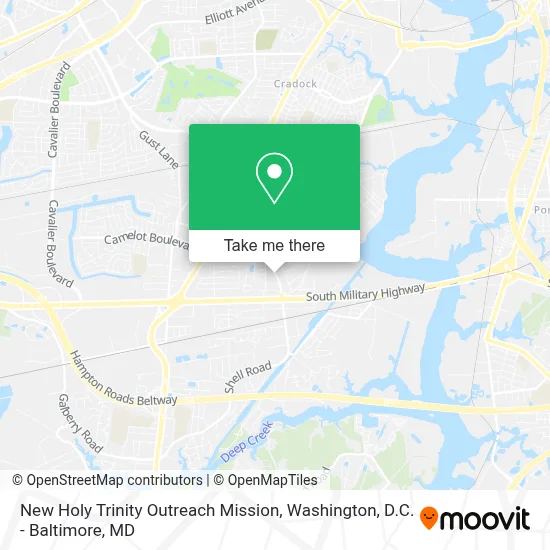 New Holy Trinity Outreach Mission map