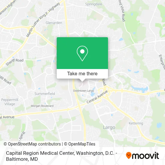Capital Region Medical Center map