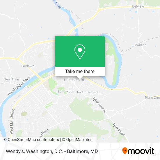 Wendy's map