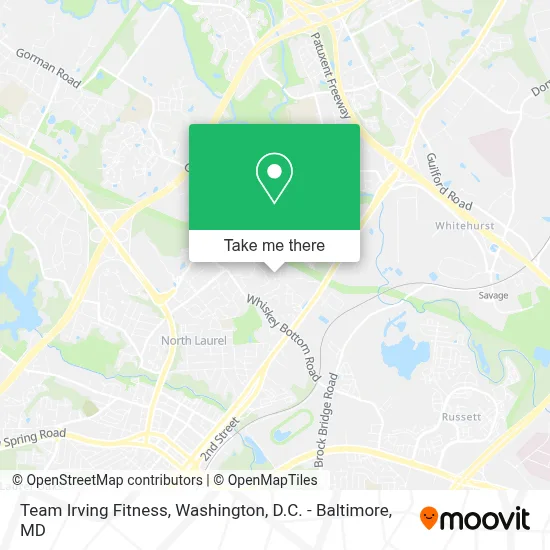 Team Irving Fitness map