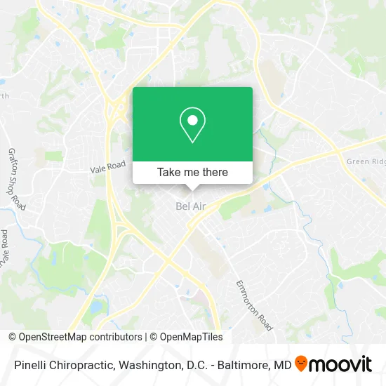 Pinelli Chiropractic map