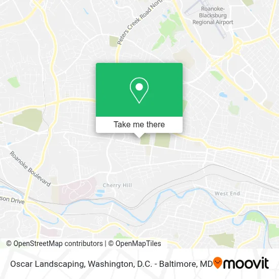 Oscar Landscaping map