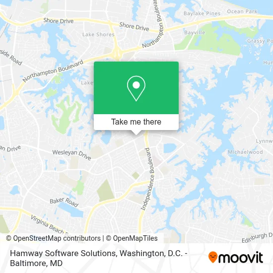 Hamway Software Solutions map