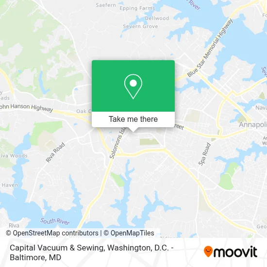 Capital Vacuum & Sewing map