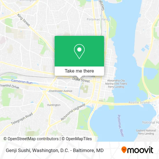 Genji Sushi map