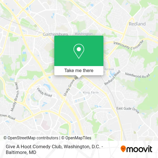 Give A Hoot Comedy Club map