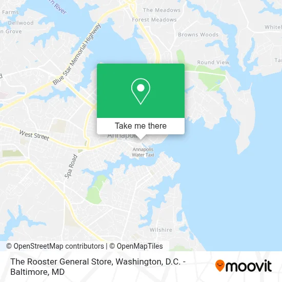 The Rooster General Store map