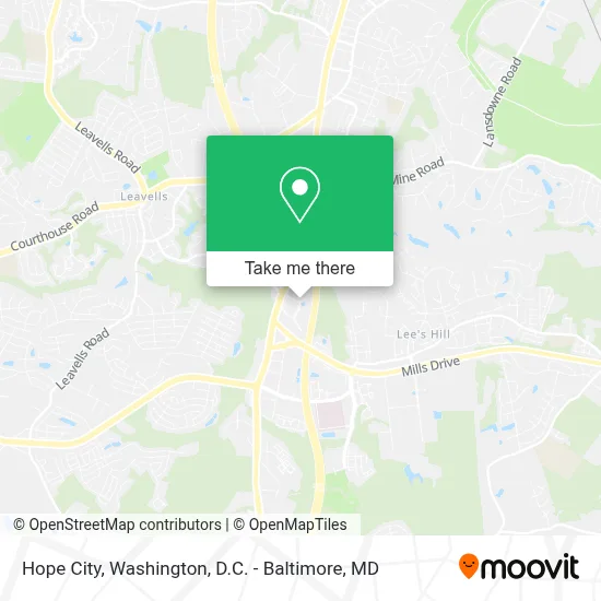 Hope City map