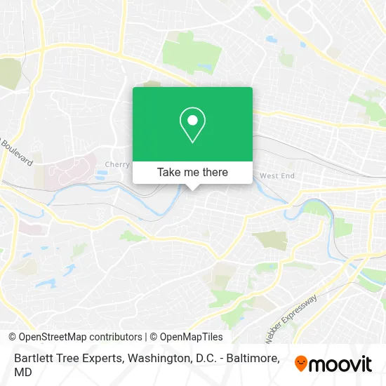 Bartlett Tree Experts map