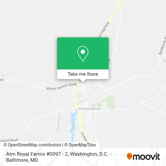 Atm Royal Farms #0097 - 2 map