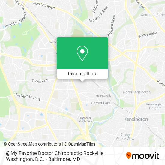 @My Favorite Doctor Chiropractic-Rockville map