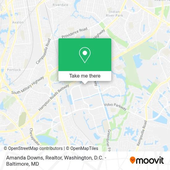 Amanda Downs, Realtor map