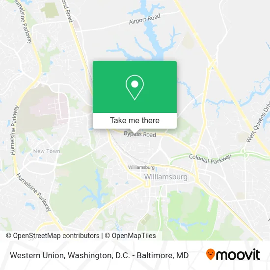 Western Union map