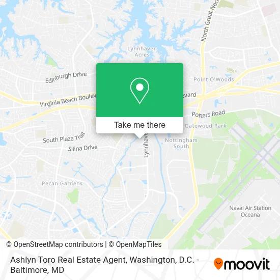 Ashlyn Toro Real Estate Agent map