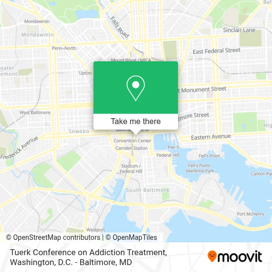 Tuerk Conference on Addiction Treatment map