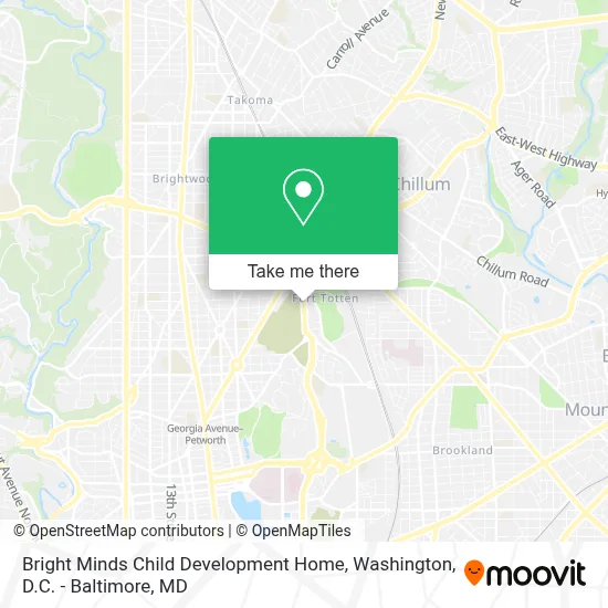 Bright Minds Child Development Home map