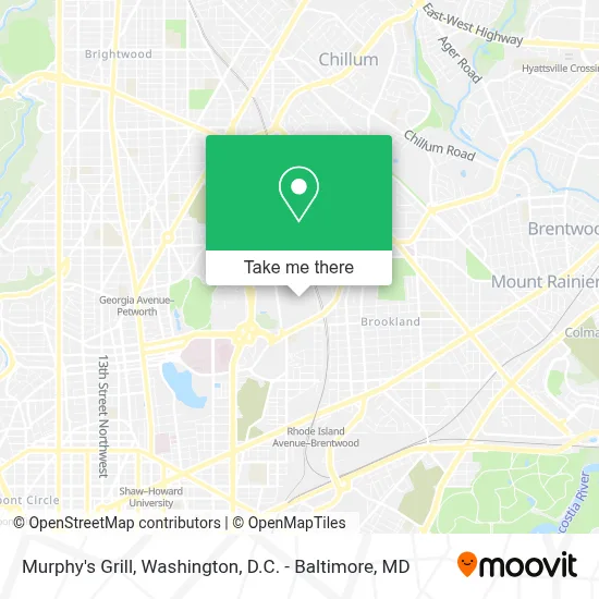 Murphy's Grill map