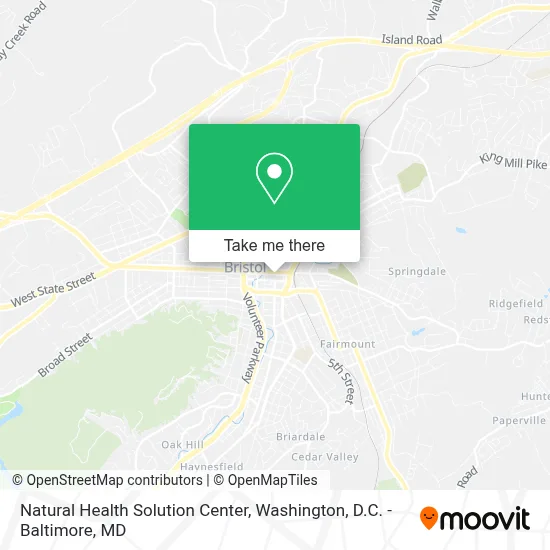 Natural Health Solution Center map