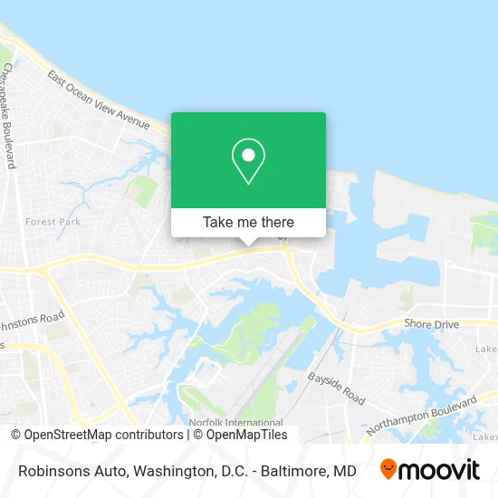 Robinsons Auto map