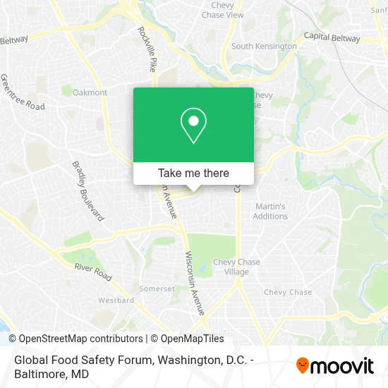 Global Food Safety Forum map