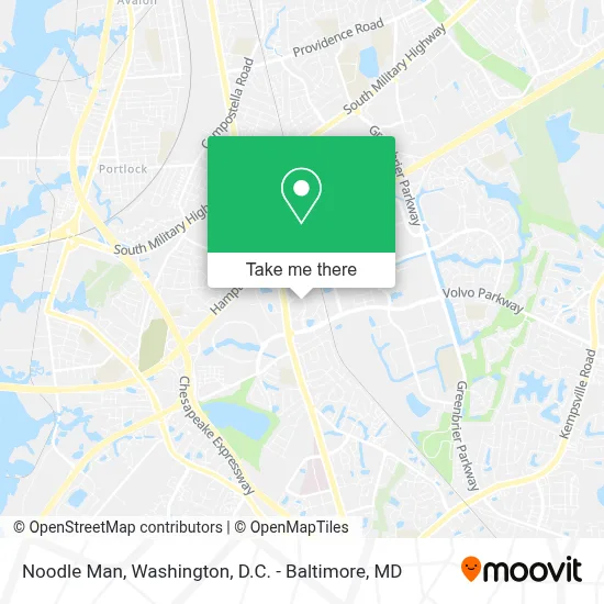 Noodle Man map