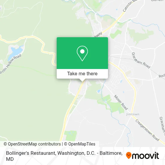 Bollinger's Restaurant map