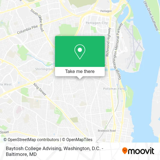 Baytosh College Advising map