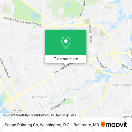 Scope Painting Co map